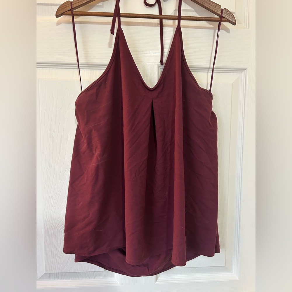 Banana Republic Halter top Maroon